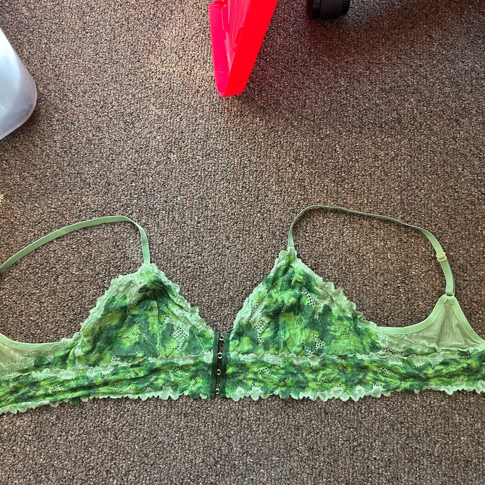 Aerie Green Lace Bralette